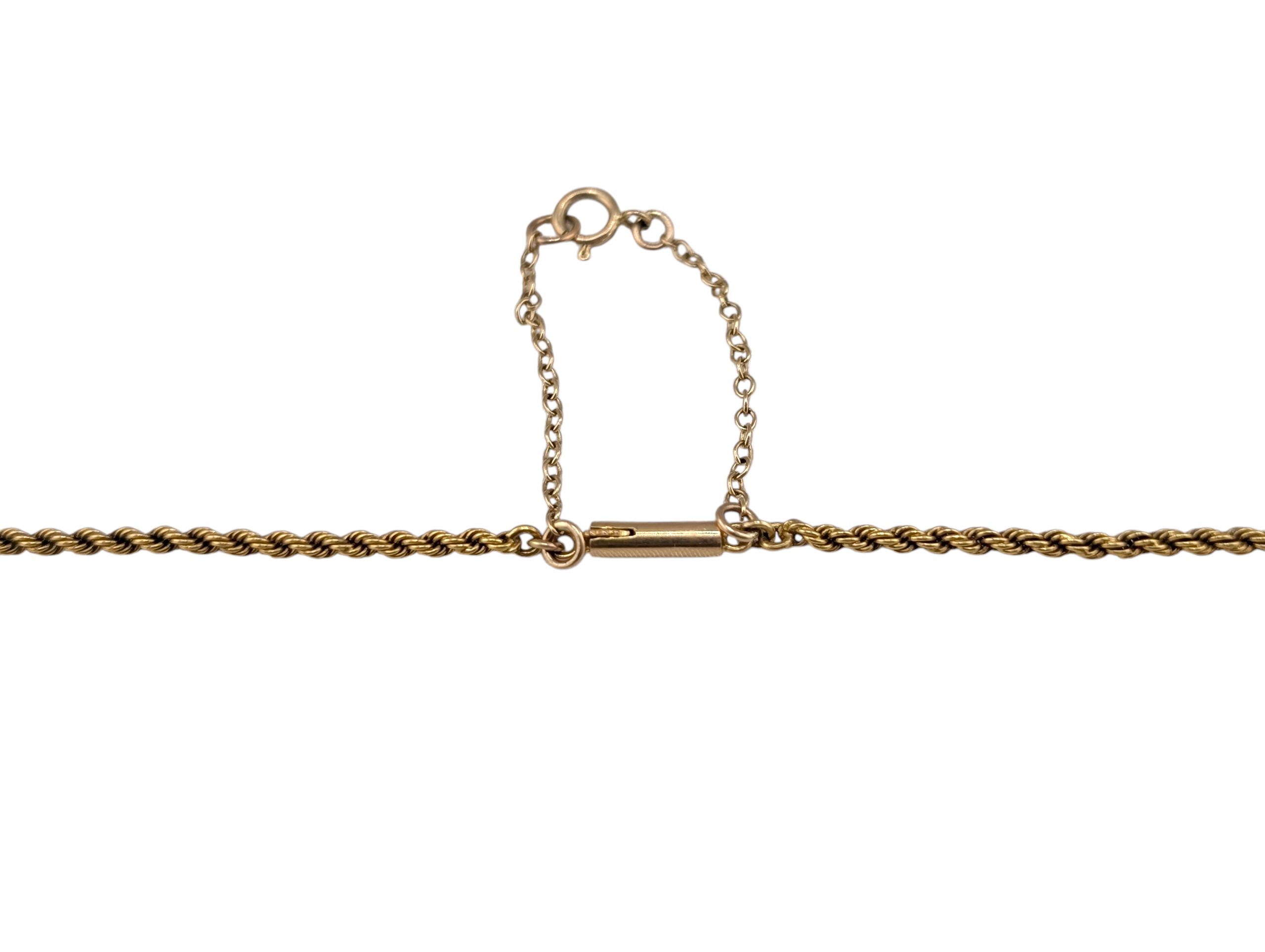 Edwardian 15ct Gold Articulated Scrollwork Amethyst & Natural Pearl Lavalier Necklace - Image 13