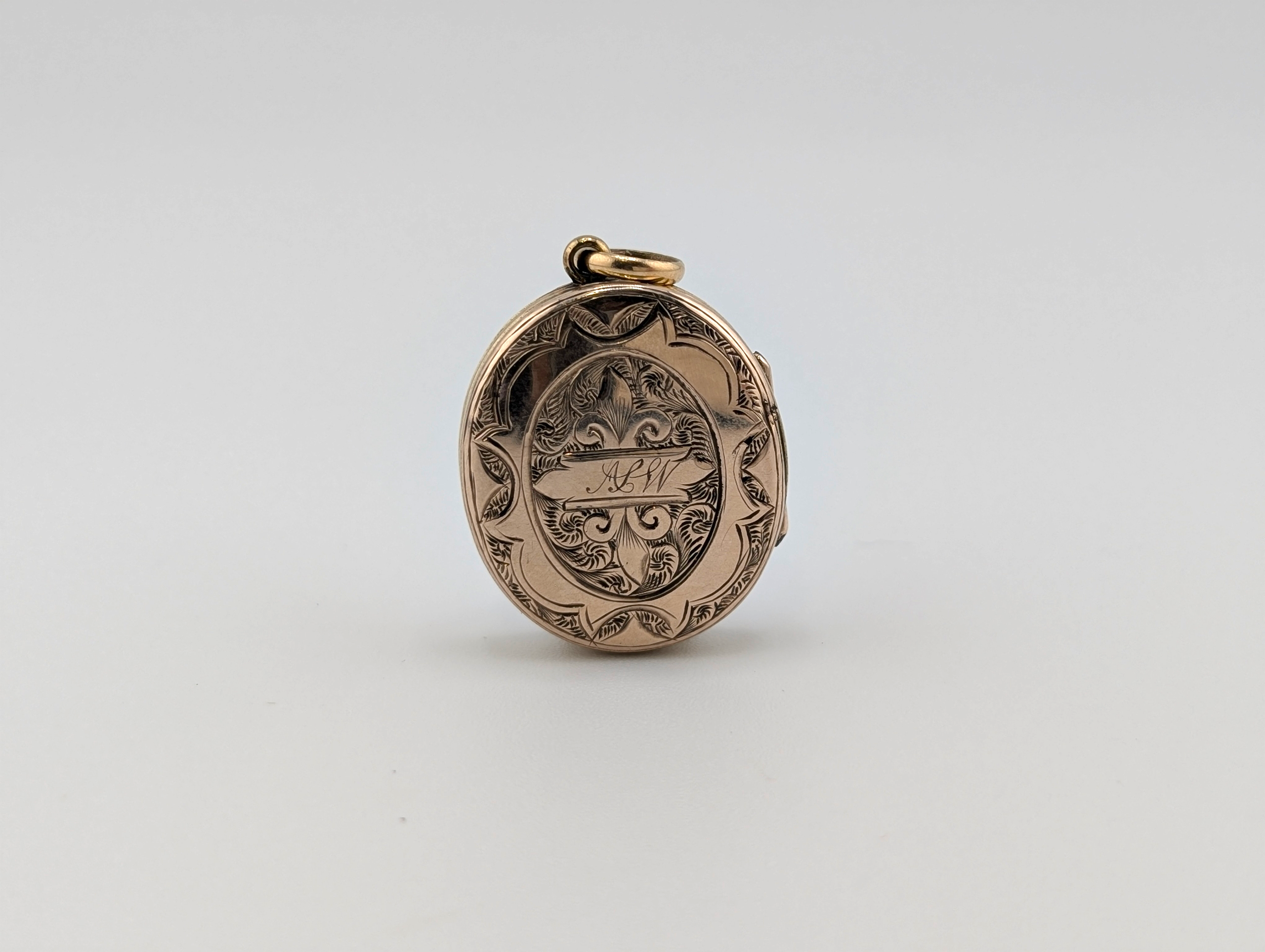 Victorian 9ct Gold B&F Enamel “In Memory Of” Mourning Locket Pendant - Image 4