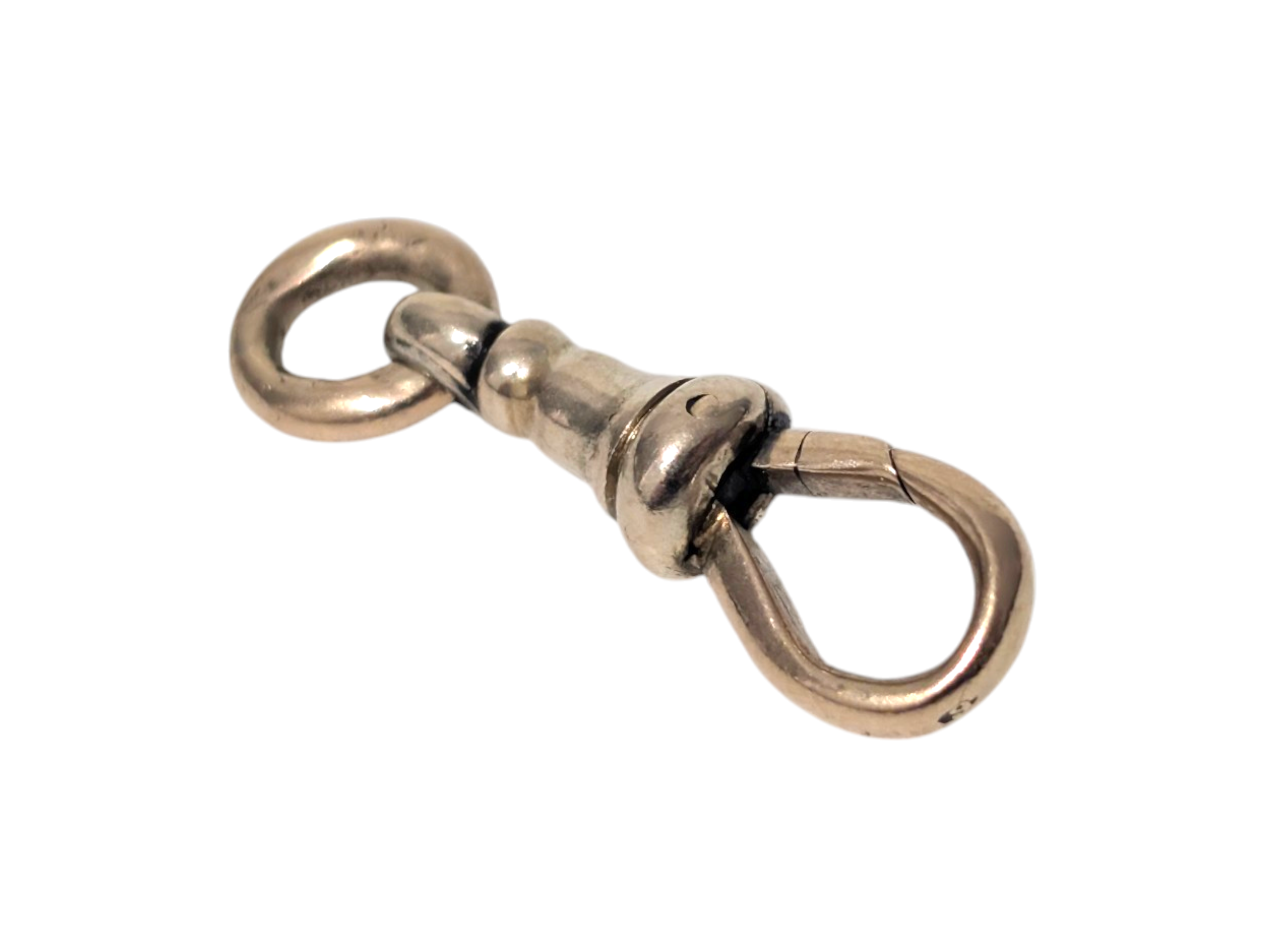 Antique Victorian / Edwardian 9ct Gold Swivel Dog Clip – Watch Chain Fitting