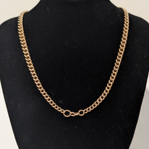 Edwardian 9ct Gold Graduated Albert Chain with Twin Dog Clasps
